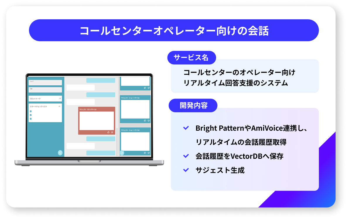 コールセンターオペレーター向けの会話